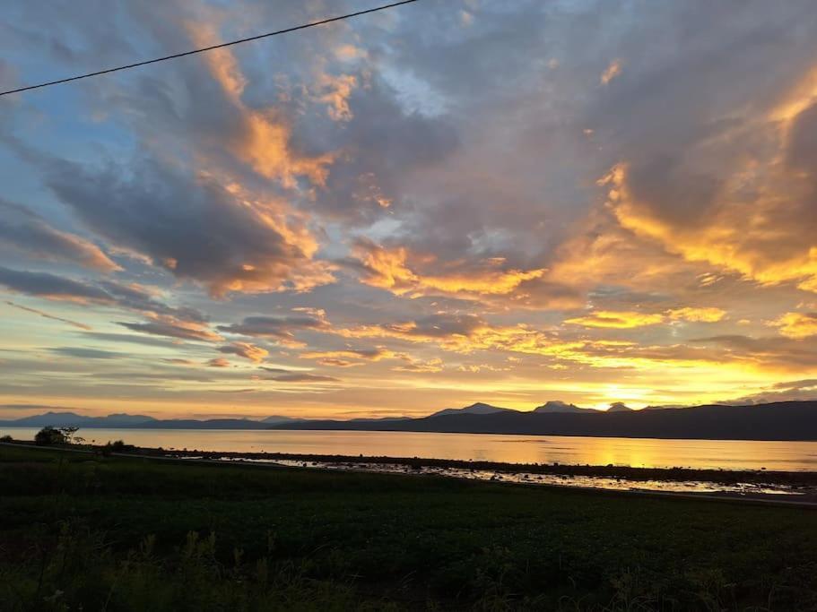 Privat Leilighet Pa Gard Med Badstue Og Nordlys Narvik Exterior foto