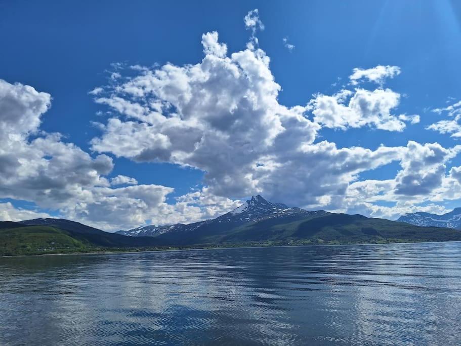Privat Leilighet Pa Gard Med Badstue Og Nordlys Narvik Exterior foto